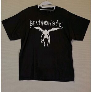 Vintage y2k Anime Death Note shonen jump shirt black L Large